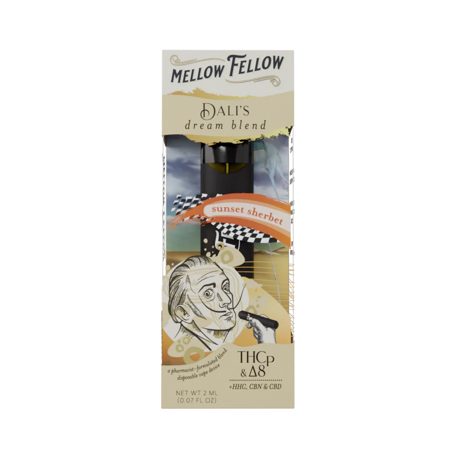 Dream Blend-2ml Disposable Vape - Hybrid- (Sunset Sherbet)- THCP-D8-HH Dream Blend-2ml Disposable Vape - Hybrid- (Sunset Sherbet)- THCP-D8-HH